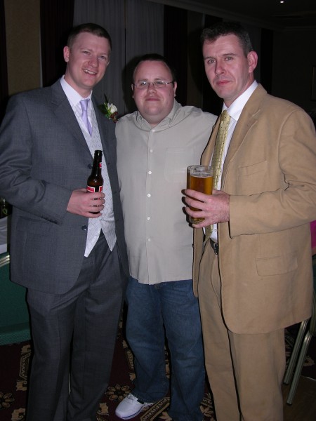 The likely lads: Steve, Karlos & Bruce